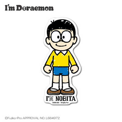 ゼネラルステッカー ダイカットステッカー Im Doraemon のび太 DORA