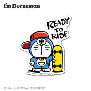 ゼネラルステッカー ダイカットステッカー Im Doraemon READY TO RIDE DORA-015