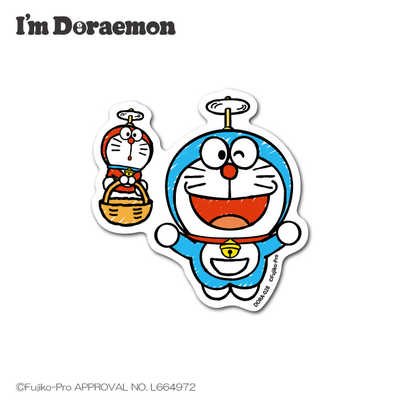 ゼネラルステッカー ダイカットステッカー Im Doraemon ミニドラ