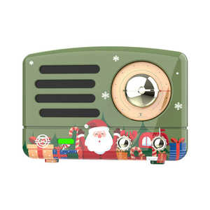 MUSEN ブルートゥーススピーカー PETA ［Bluetooth対応］ クリスマスグリーン MWQ1ICG
