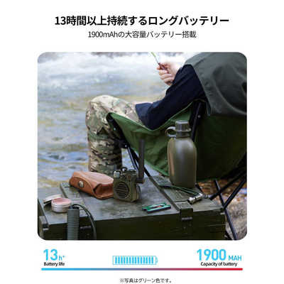 MUZEN Wild Mini 第3世代 Bluetooth スピーカー ジャングルグリーン MW