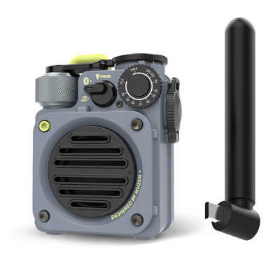 MUZEN Wild Mini 第3世代 Bluetooth スピーカー メタルグレー MW