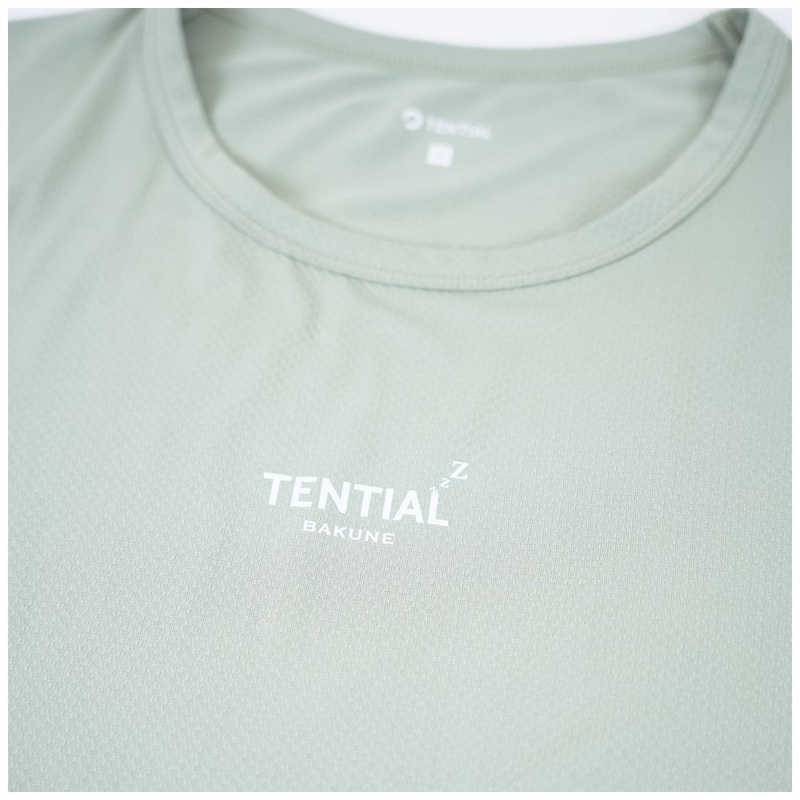 TENTIAL TENTIAL Mesh(メッシュ) Tシャツ(半袖)-23SS(Lサイズ) BAKUNE(バクネ) ライトカーキ 100410000010 100410000010