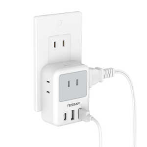 TESSAN USB-C3ACޥŸå ľޤ /3ĸ /å̵ /2ݡȡ TS-721C-GR