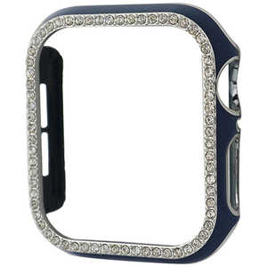 GAACAL Apple Watch Series 7-8 45mm スワロフスキーフレーム ブルーシルバー W00065BS6 GAACAL Apple Watch Series 7-8 45mm スワロフスキーフレーム ブルーシルバー W00065BS6