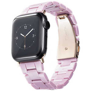 GAACAL Apple Watch Series 1/2/3/4/5/6/7/8/SE1/SE2 38/40/41mm プラスチックバンド GAACAL(ガーカル) パープル Z00147MA