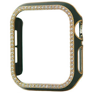 GAACAL Apple Watch Series 1-3 38mm スワロフスキーフレーム グリーンゴールド W00065GG1 GAACAL Apple Watch Series 1-3 38mm スワロフスキーフレーム グリーンゴールド W00065GG1