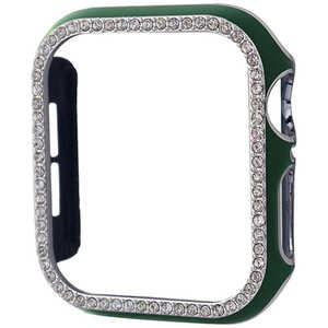 GAACAL Apple Watch Series 1-3 38mm スワロフスキーフレーム グリーンシルバー W00065GS1 GAACAL Apple Watch Series 1-3 38mm スワロフスキーフレーム グリーンシルバー W00065GS1