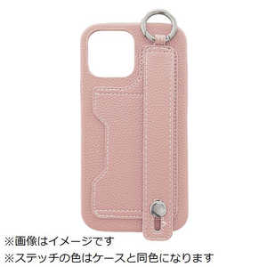 GAACAL IPHONE14 落下防止ベルト&カードポケット付きPUレザーケース GAACAL ピンク ピンク P00282PQ