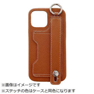 GAACAL IPHONE14 落下防止ベルト&カードポケット付きPUレザーケース GAACAL ブラウン ブラウン P00282BRQ