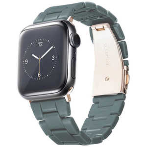 GAACAL Apple Watch Series 1/2/3/4/5/6/7/8/SE1/SE2 38/40/41mm プラスチックバンド GAACAL(ガーカル) グレーグリーン Z00147MBA