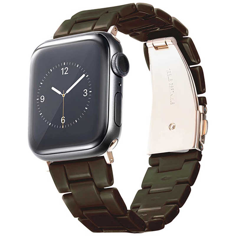 GAACAL GAACAL Apple Watch Series 1/2/3/4/5/6/7/8/SE1/SE2 38/40/41mm プラスチックバンド GAACAL(ガーカル) 茶色 Z00147KA Z00147KA