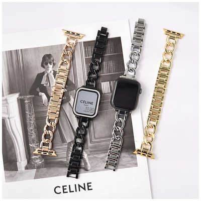 GAACAL Apple Watch Series 1-8/SE1-2 38/40/41mm ステンレスバンド  