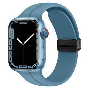 GAACAL APPLE WATCH 1-9/SE1-2 38/40/41MM マグネット式シリコンバンド ブルー W00302BA