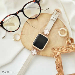 GAACAL APPLE WATCH 1-11/SE1-3 38/40/41/42(10-11)MM �u�K�^�̋P���v�N���[�o�[���`�[�t�o���h �A�C�{���[ W00502AA