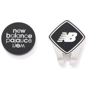 ニューバランス ゴルフ用品 26SS W アクリル NBロゴPT クリップマーカー 012-6184501 ブラック 
