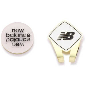 ニューバランス 26SS W アクリル NBロゴPT クリップマーカー 012-6184501 ホワイト 