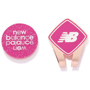 ニューバランス 26SS W アクリル NBロゴPT クリップマーカー 012-6184501 ピンク 