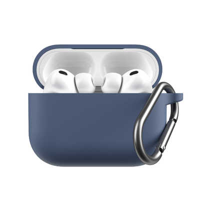 KEYBUDZ AirPodsPro3 Elevate シリコンケース ブルー KB28316APP3 の