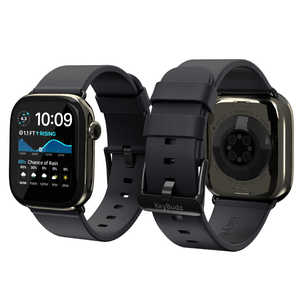 ROA Apple Watch�o���h Artisan �v���~�A���{�v�o���h 49/46/45/44mm �i�`�������u���E�� ���U�[ Keybudz �u���b�N KB28467AW