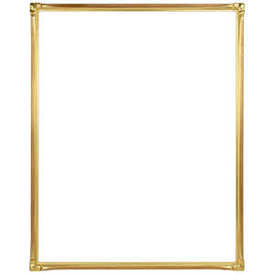 同志舎 木製デッサン額(手彫り) 珠クレタ 半切 金 シュクレタGハンセツ