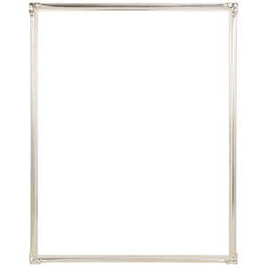 同志舎 木製デッサン額(手彫り) 珠クレタ 半切 銀 シュクレタSハンセツ