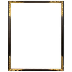 同志舎 木製デッサン額 鍾乳L 半切 いぶし金 ショウニュウLイブシキンハンセツ