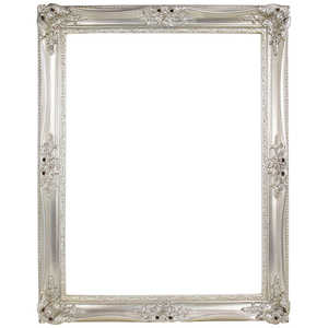 同志舎 木製デッサン額 ルイ14世水彩 大衣 銀 ルイ14セイスイサイSタイコロ