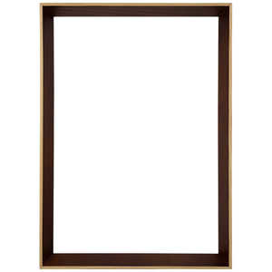 同志舎 木製額(OAサイズ) スロープ A4(JIS) ブラウン スロープブラウンA4JIS