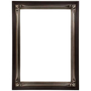 同志舎 手彫り木製額(OAサイズ) 衣笠角紋 A4(JIS) いぶし銀 キヌガサイブシギンA4JIS