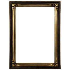 同志舎 手彫り木製額(OAサイズ) 衣笠角紋 A3(JIS) いぶし金 キヌガサイブシキンA3JIS