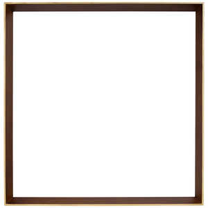 同志舎 木製額(正方形サイズ) スロープ 40角 ブラウン スロープブラウン40X40
