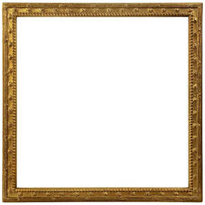 同志舎 木製額(正方形サイズ) 梅小紋 15角 金 ウメコモンG15X15