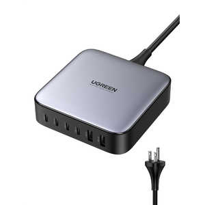 UGREEN Nexode 200W GaN デスクトップ急速充電器 6ポート ［6ポート / Quick Charge対応 / GaN(窒化ガリウム) 採用］ 90551