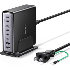 UGREEN Nexode 200W �f�X�N�g�b�v�}���[�d�� �m8�|�[�g / Quick Charge�Ή��n 65070