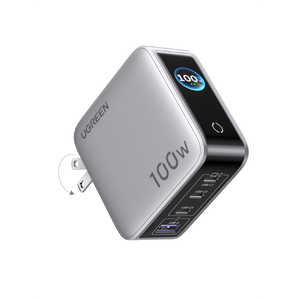 UGREEN Nexode Pro �^�b�`�X�N���[������ 100W �}���[�d�� 4�|�[�g �mUSB-C×3 / USB-A×1 / 4�|�[�g�n 95405B