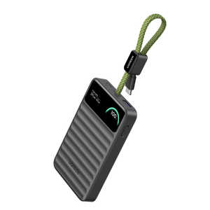 UGREEN Nexode Wavy 10000mAh ���o�C���o�b�e���[ 45W �m2�|�[�g�n �O���[ 95294B