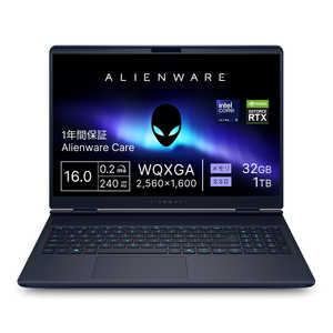 DELL �f�� �Q�[�~���O�m�[�g�p�\�R�� Alienware 16X Aurora [ 16�^ / Win11 Home / Core Ultra 9 / 32GB / 1TB ] �C���^�[�X�e���[ �C���f�B�S NAA96-GNC