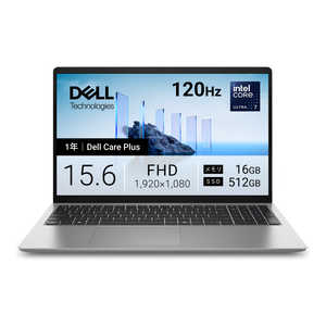DELL �f�� Dell 15 D15260 �m15.6�^ / Win11 Home / intel Core Ultra 7 / �������F16GB / SSD�F512GB�n �v���`�i�V���o�[ ND85-GWSC