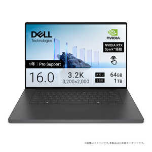 DELL �f�� �m�[�g�p�\�R�� XPS 16 Creator Edition �mNVIDIA RTX Spark���ځn �mNVIDIA Grace / �������F64GB / SSD�F1TB / Win11 Pro�n MCXN16T-GW1C