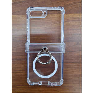 STYLEPROMOTION Galaxy Z Flip7 �����O�N���A�P�[�X SV AP-GZFP7RINGSV