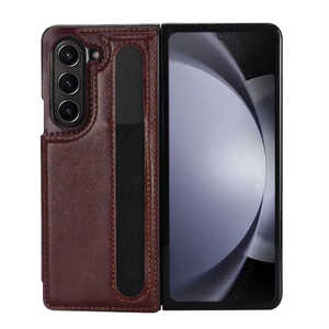 STYLEPROMOTION Galaxy Z Fold7 ペンホルダー付ウォレットケース ブラウン AP-GZFD7PENBR