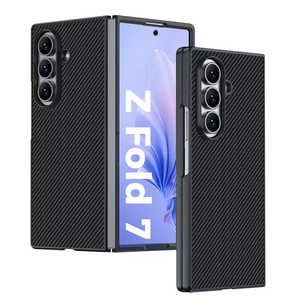 STYLEPROMOTION Galaxy Z Fold7 カーボンファイバー ブラック AP-GZFD7CARBBK