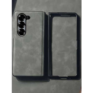 STYLEPROMOTION Galaxy Z Fold7 スエード調レザーケース グレー AP-GZFD7SUDGY