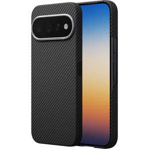 PITAKA Pixel 11 Pro �G�b�W�P�[�X �m��/�O���[�c�C���^�n �m�w�ʃP�[�X / Magsafe�Ή��n �u���b�N/�O���[ GPB2604P