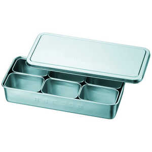 スギコ産業 SUGICO 18-8検食用容器 田型日付入 6個入 327×148×63 KS801 スギコ産業 SUGICO 18-8検食用容器 田型日付入 6個入 327×148×63 KS801