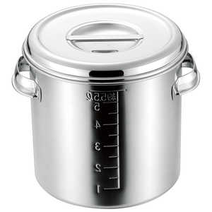 赤川器物製作所 深型キッチンポット(目盛付) 30cm(21.0L) 015302 赤川器物製作所 深型キッチンポット(目盛付) 30cm(21.0L) 015302