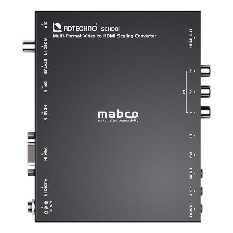 エーディテクノ エーディテクノ マルチフォーマット入力対応HDMIスケーリングコンバーター SCHD01 SCHD01