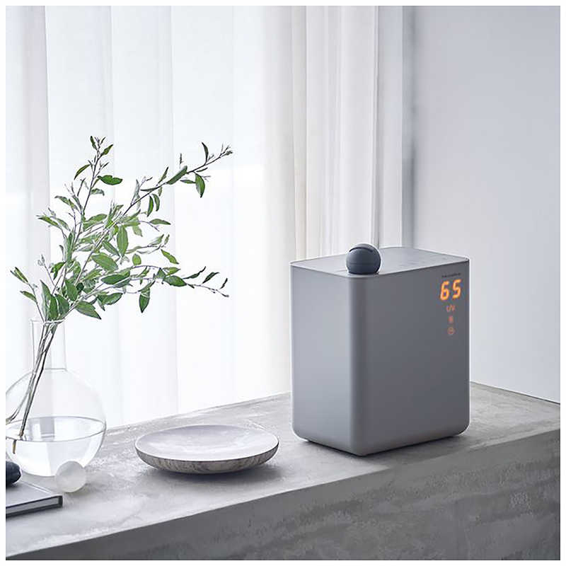 ウィナーズ ウィナーズ UV加湿器 recolte(レコルト) [ハイブリッド(加熱+超音波)式] 木造6畳/鉄筋10畳 グレー RHF-1(GY) RHF-1(GY)