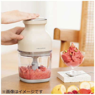 今更フードプロセッサーを使ってみたら便利過ぎた｜récolteレコルトフードプロセッサ レビュー｜うさうさん🐰宇佐兎三 recolte コンセント式　フードプロセッサー　ホワイトクリーム